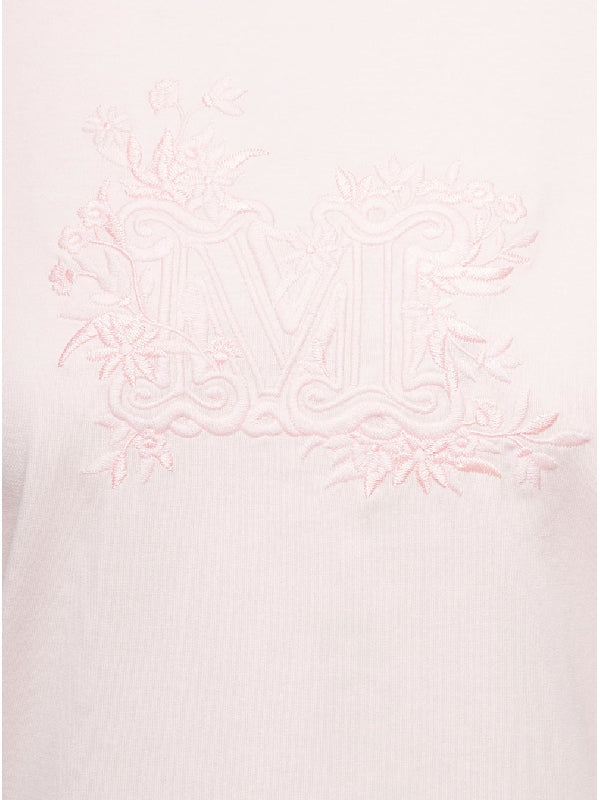 Logo Embroidery Cotton T-Shirt