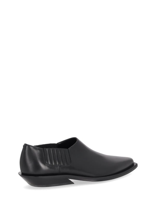 Aden Pointed Toe Calfskin Loafers