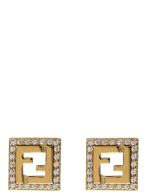Square Jewel
  Decoration Earrings