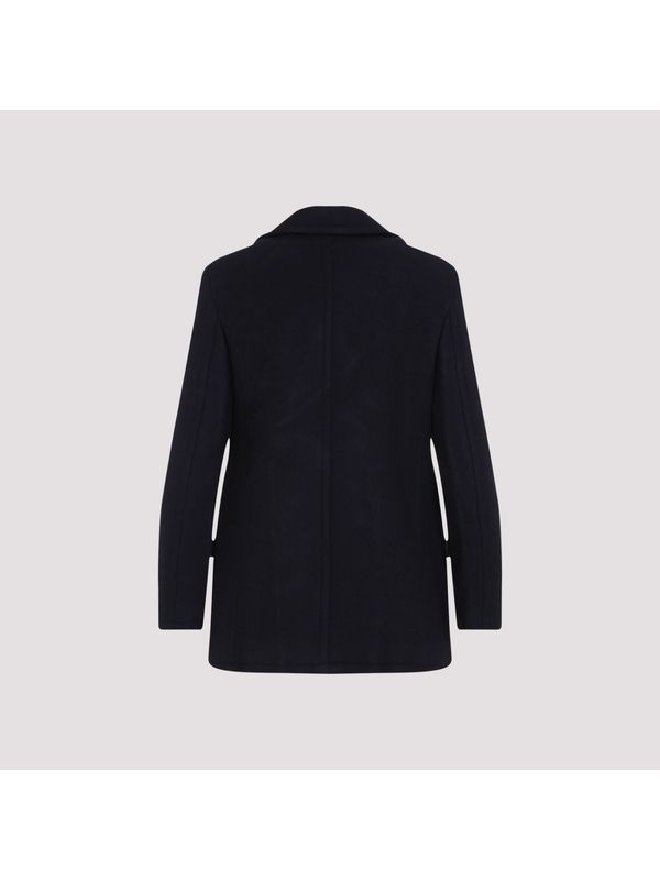 ダブルブレストウールピーコート