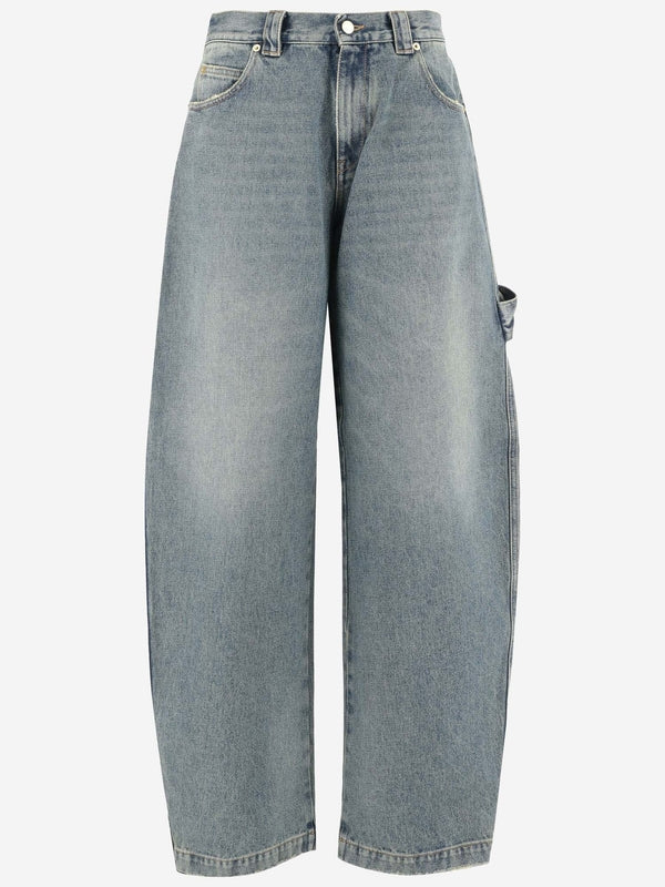 Wide Loop Denim Pants