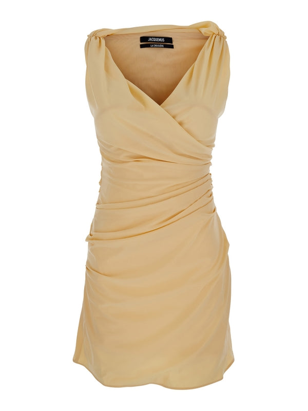 RITA Drape Cotton Dress