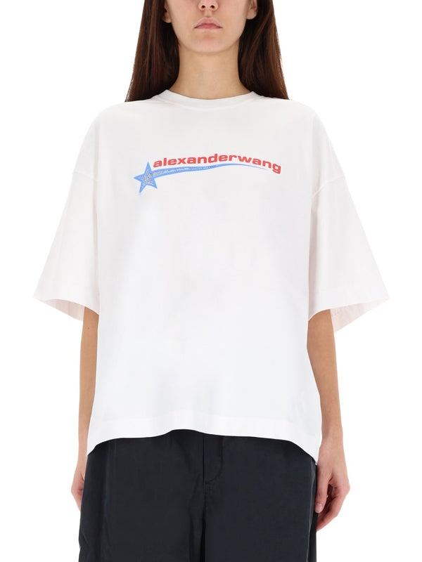 Alexanderwang White Half Sleeve