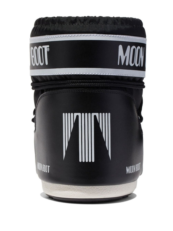 Moon Boot Black Lace-Up Boots