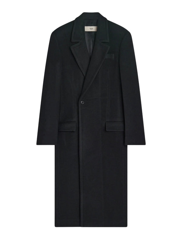 Single Breasted Cashmere Wool Coat