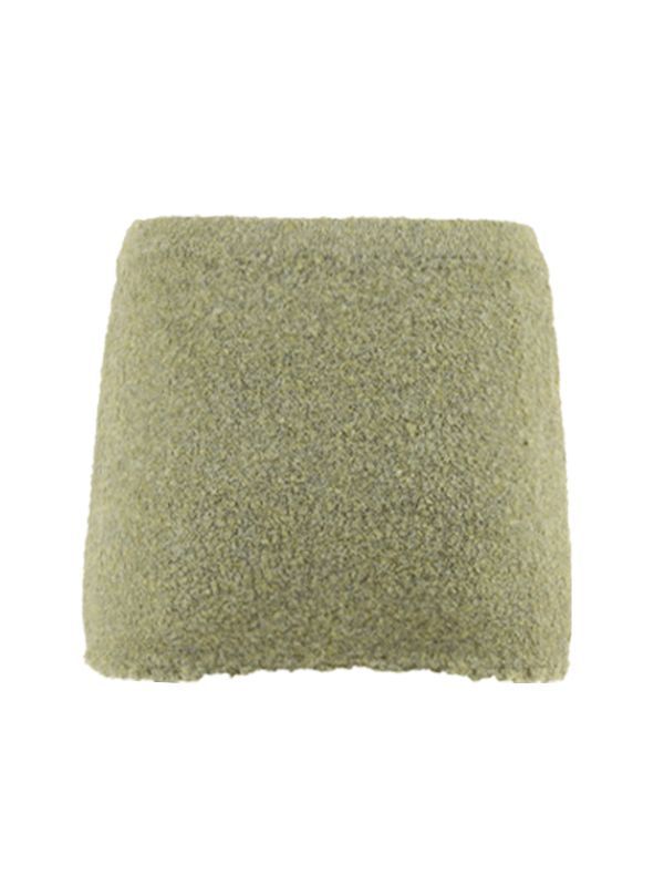 Palmyra Boucle Knit Mini Skirt