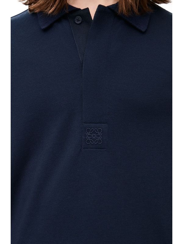 Anagram Logo Embroidery Polo
  Shirt