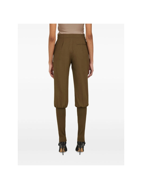 Viscose Wool Tailored Pants