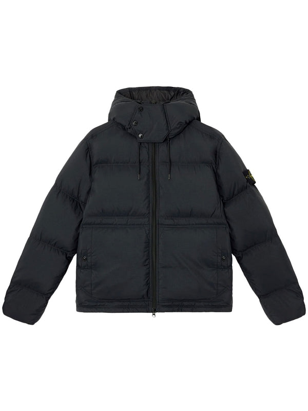 Wappen-patch Nylon Hooded Padded Jacket