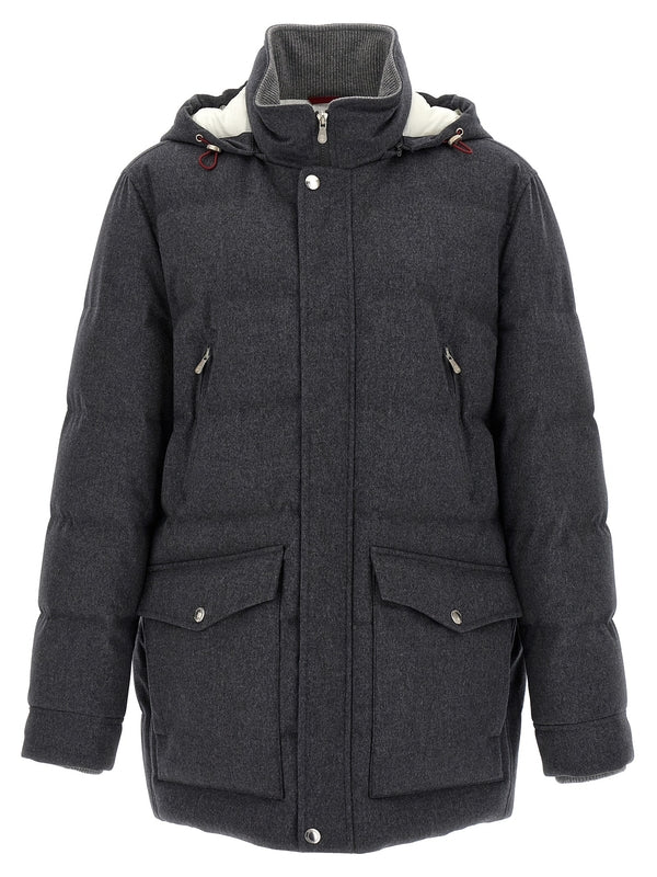 Brunello Cucinelli Grey Down