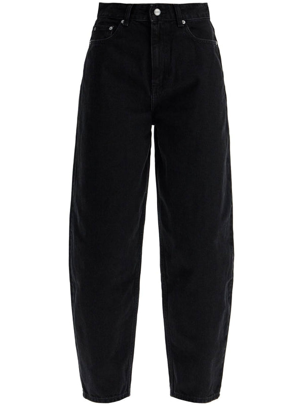 GANNI - Black Wide Denim Pants - Jente
