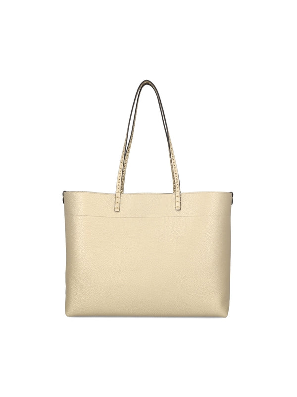 Roll Selleria Stitch Leather Medium Tote Bag