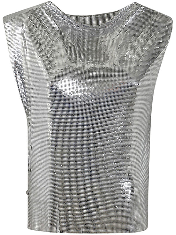 Allover Sequin Sleeveless Top