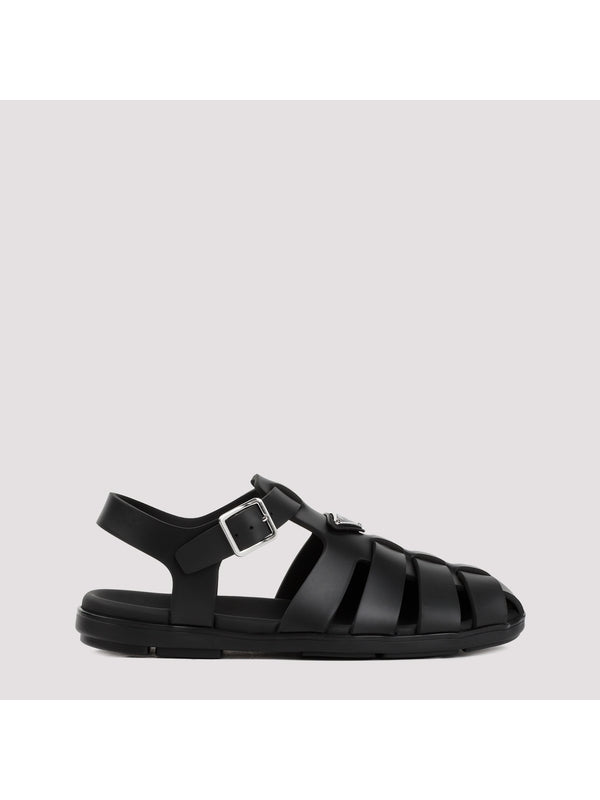 Triangle Logo Rubber Fisherman Sandals