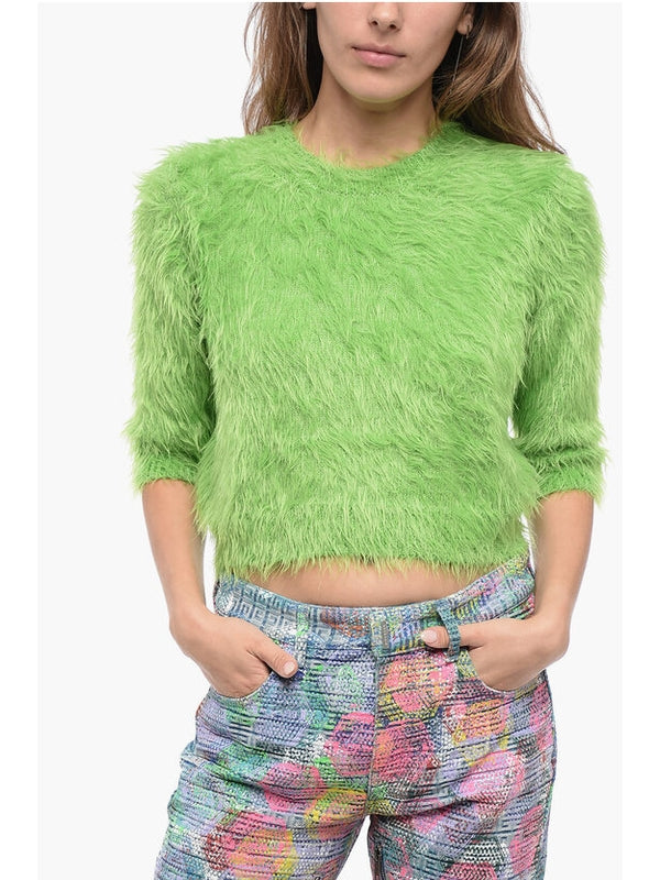 Brushed Nylon Wool Knit