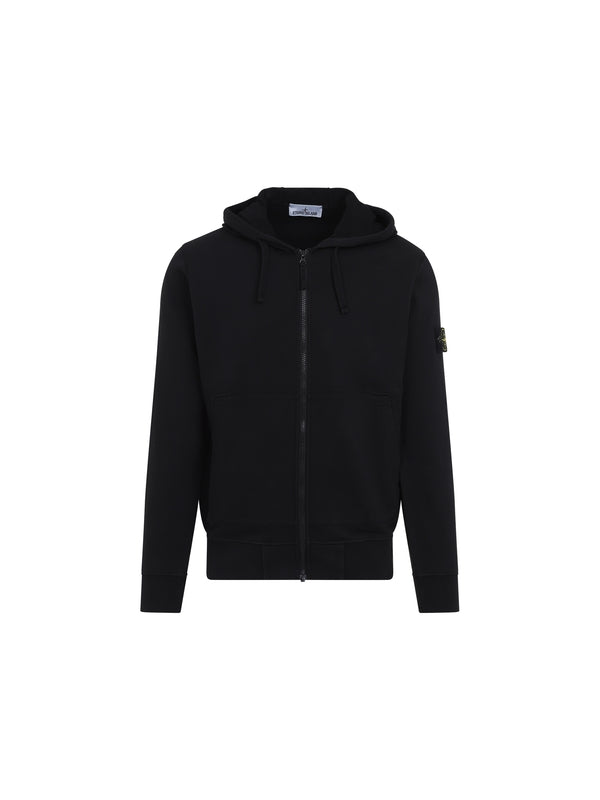 Wappen Patch Cotton Hoodie Zip-Up