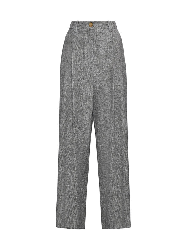 Wide Fit Pleated Pants