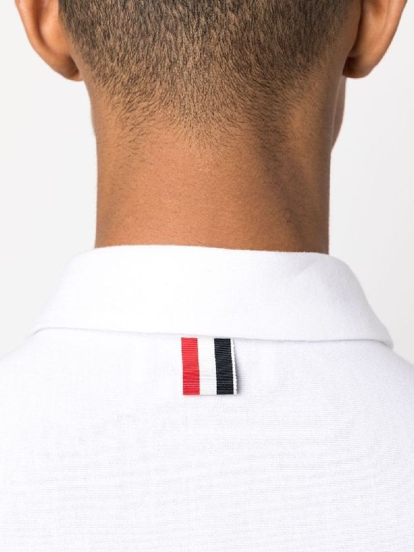 Rwb Stripe Cotton Polo Shirt