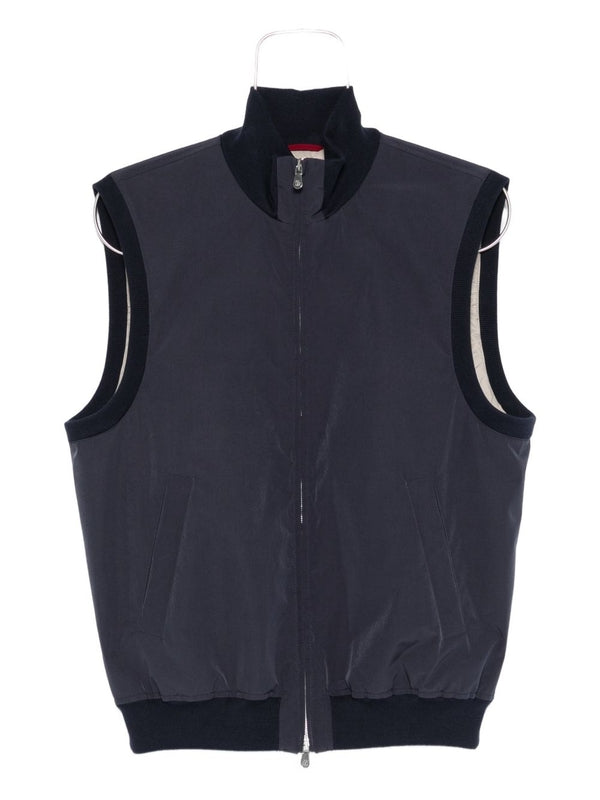 Brunello Cucinelli Navy Vest