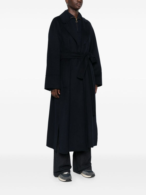 Agatha Tie Double Wool Coat