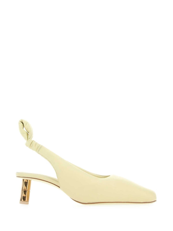 Boyy Yellow Slingback Heels