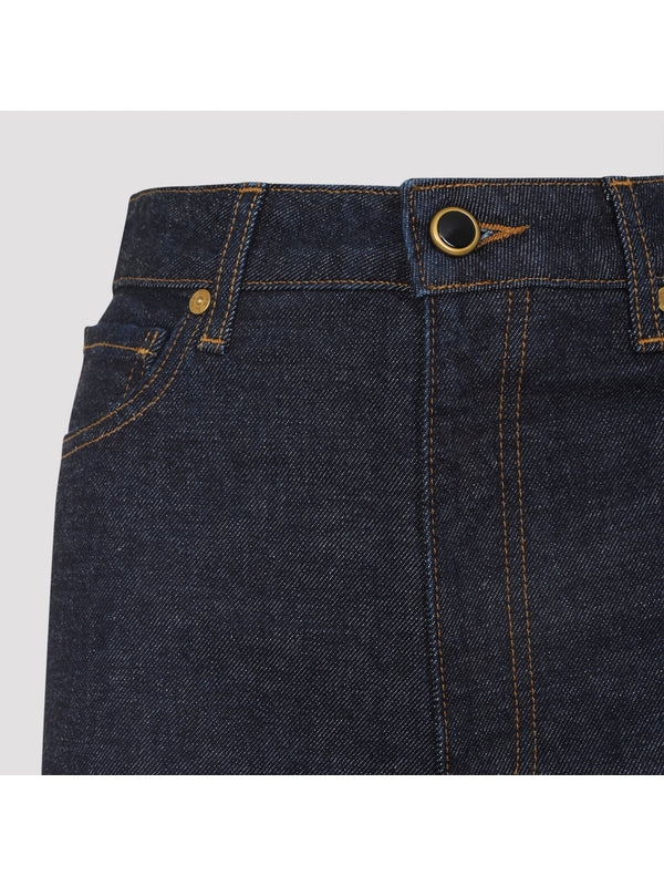 Khaite Navy Denim Pants