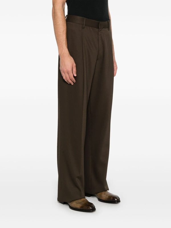 Wool Wide Pants