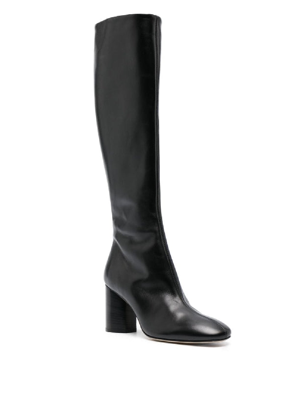 Ariana 75 Calfskin Boots Heel