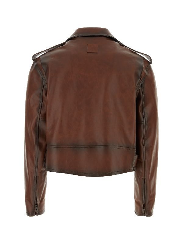 Grain Nappa Leather Biker Jacket