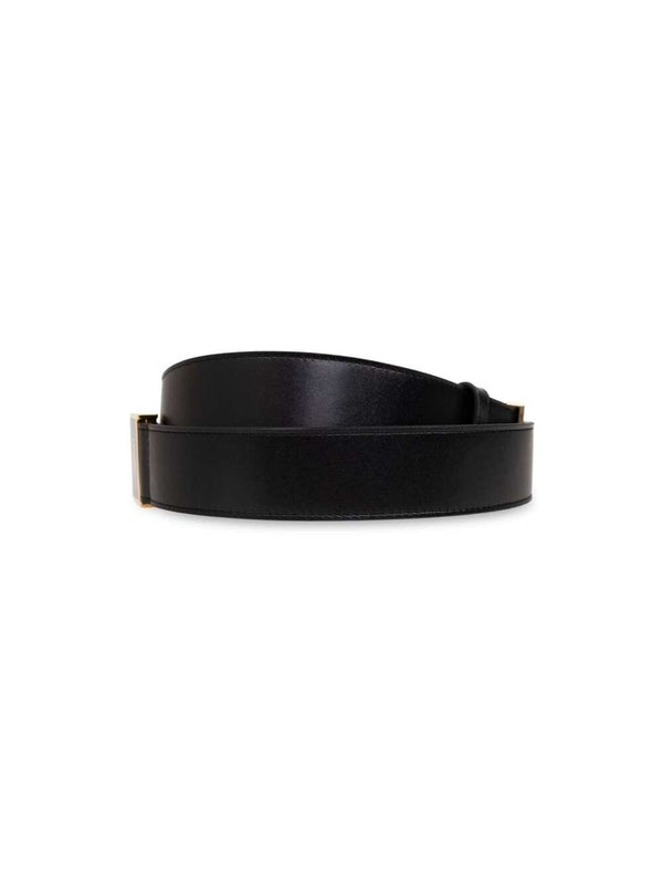 Cassandra Logo Detail Buckle
  Leather Belt