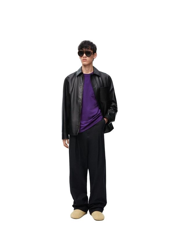 アナグラム ラムスキン シャツ ジャケット