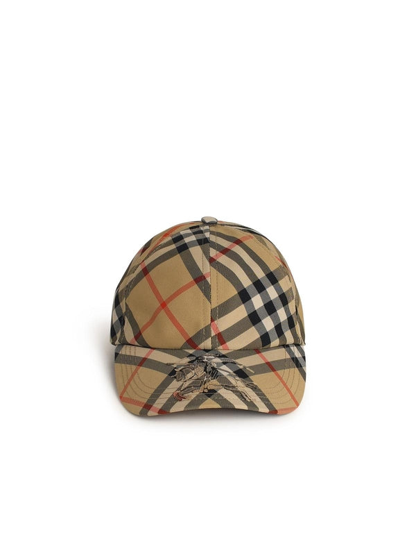 Check Pattern Ball Cap