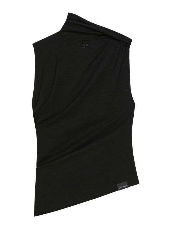 Twist Draping Cotton Sleeveless