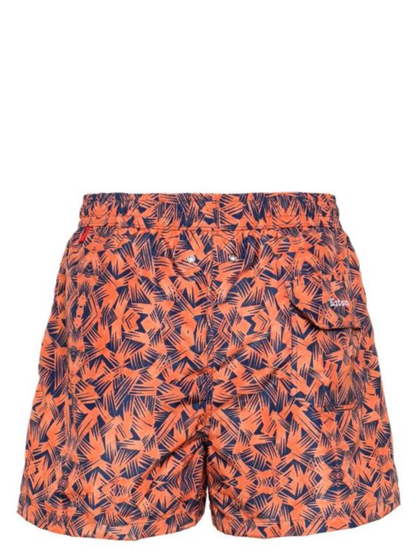 Graphic Pattern Swim Shorts