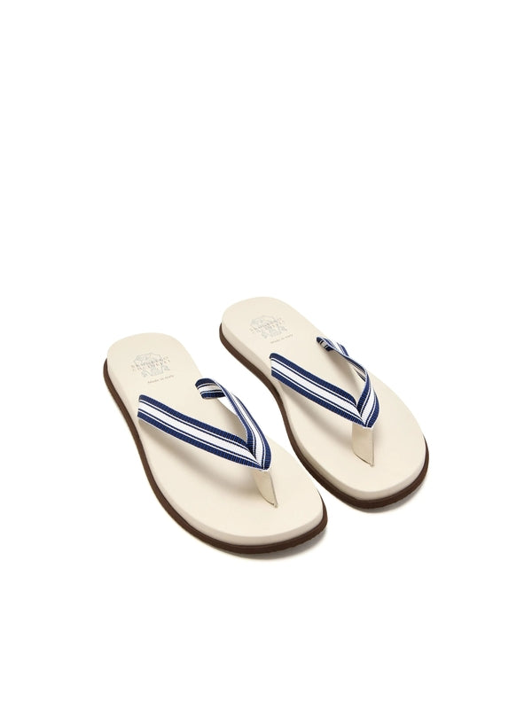 Stripe Tongue Sandals