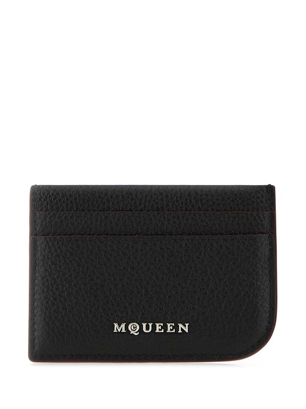 Alexander Mcqueen Black Card Holders