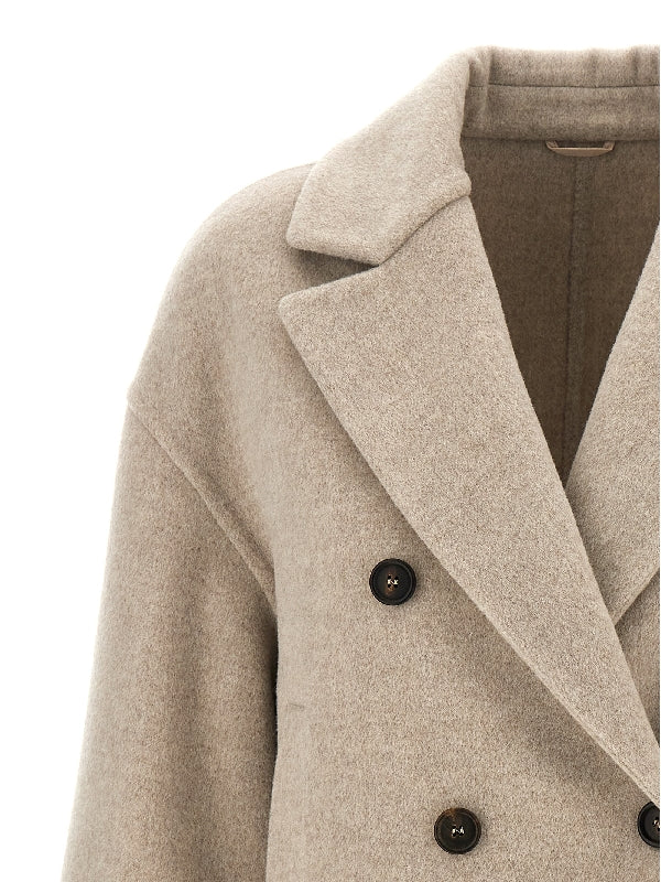 Wool Cashmere Double Coat