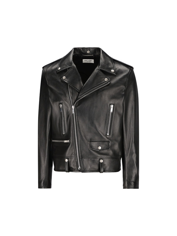 Classic Leather Biker Jacket