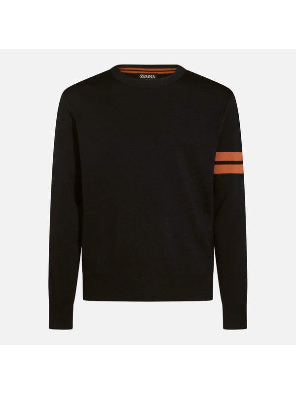 Z Zegna Black Knitted