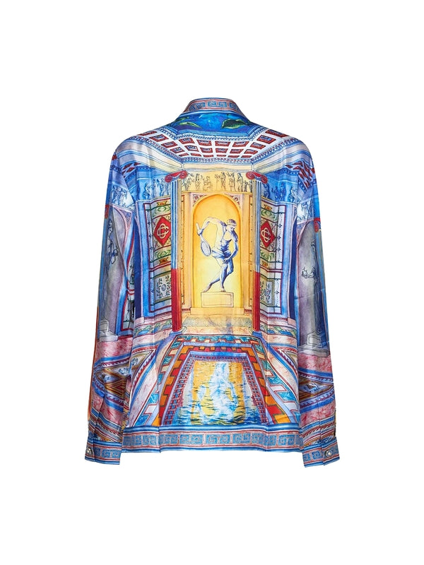 All-over Printing Silk Shirt