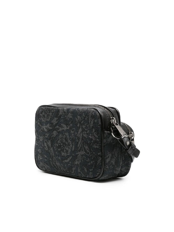 Baroque Printing Zipper Pocket Crossbody
  Bag