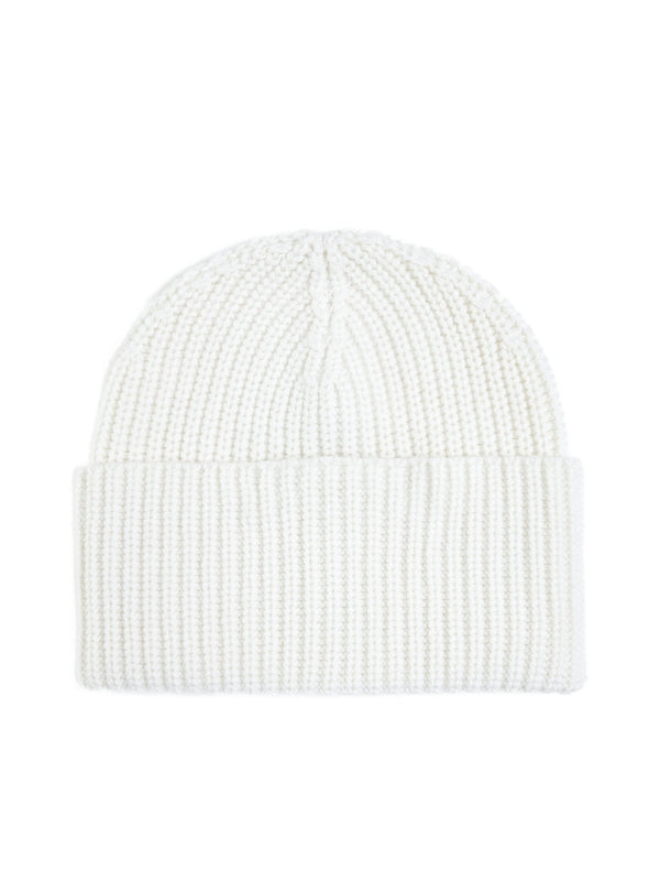 White Cashmere Beanie