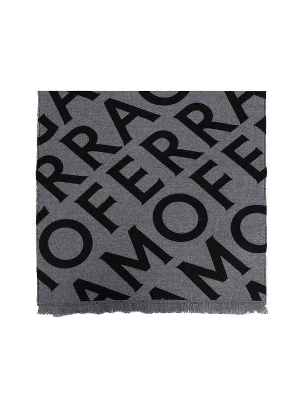 Logo Monogram Wool Muffler