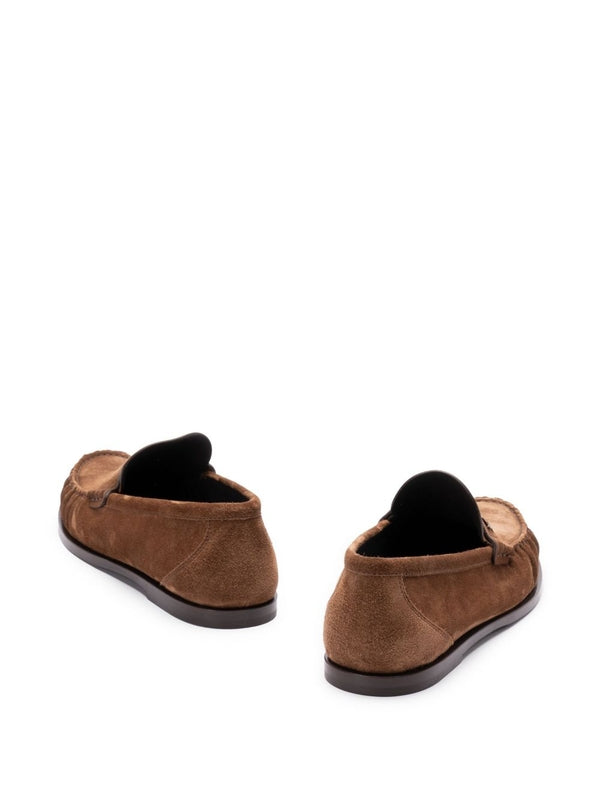 Saint Laurent Brown Loafers
