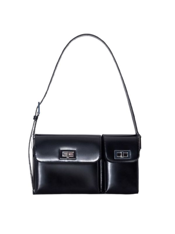 Billy Pocket Leather Shoulder Bag