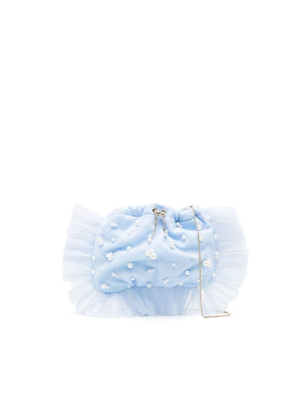 Ruffle Detail Shoulder Bag