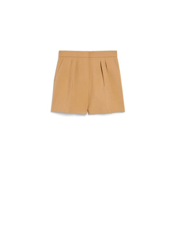 Zic Pleated Wool Shorts