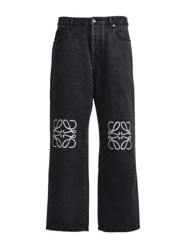 Anagram Detail Denim Pants