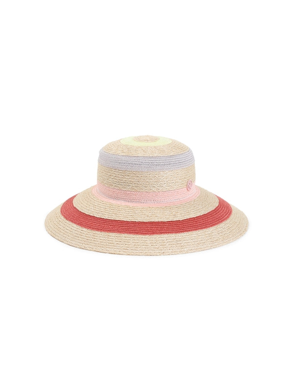 Stripe Straw Hat