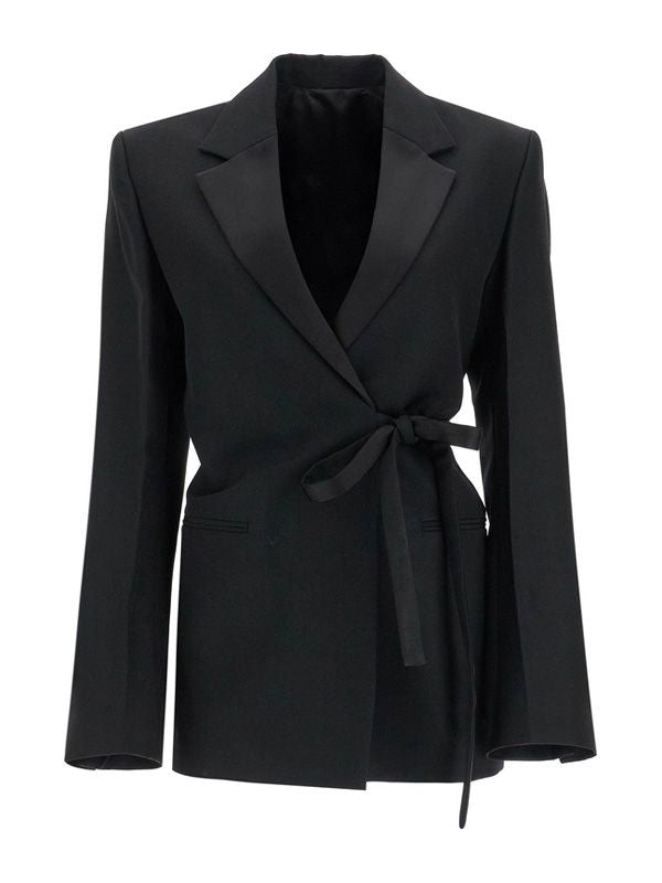 Single Breasted Belt Jacket